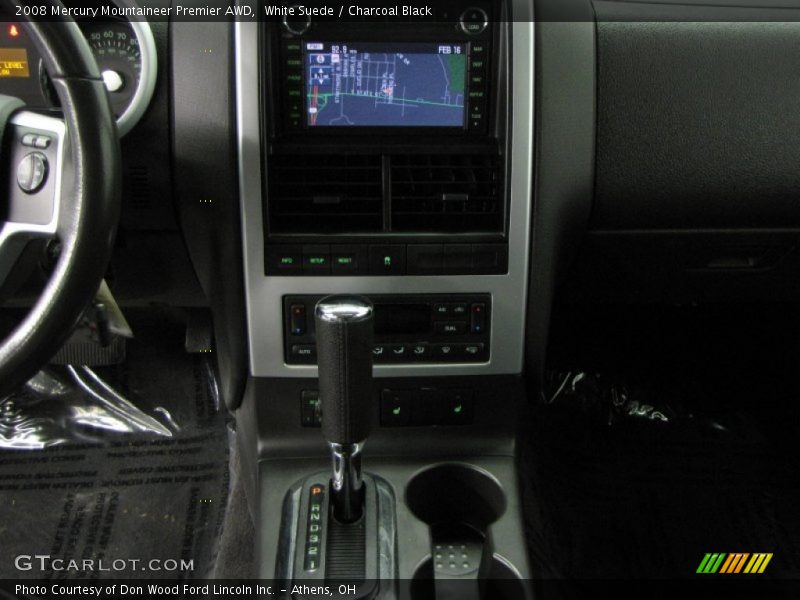White Suede / Charcoal Black 2008 Mercury Mountaineer Premier AWD