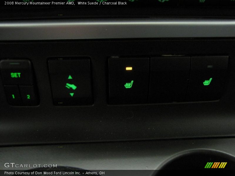 White Suede / Charcoal Black 2008 Mercury Mountaineer Premier AWD