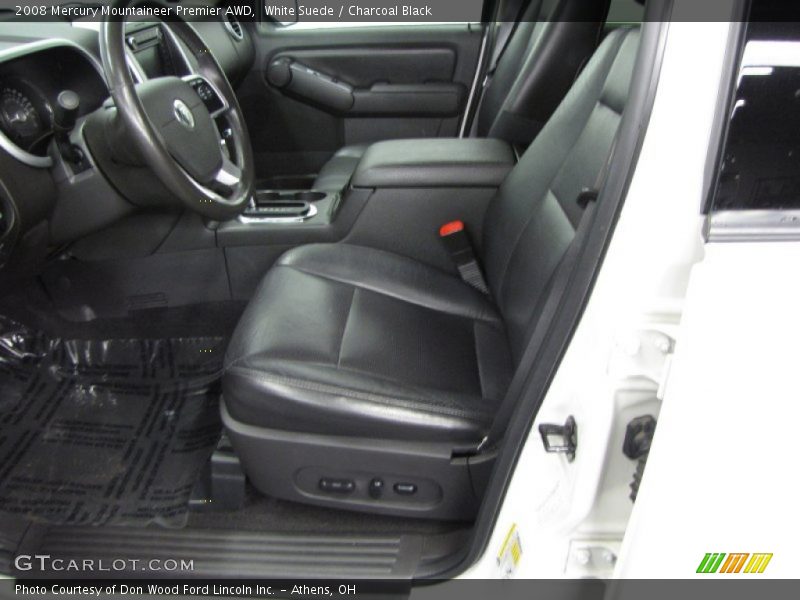 White Suede / Charcoal Black 2008 Mercury Mountaineer Premier AWD