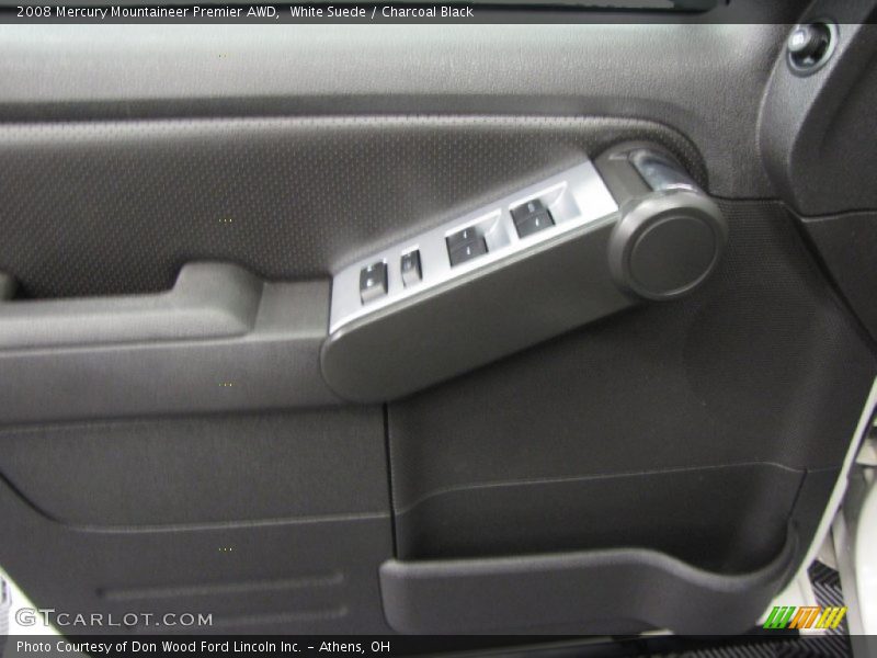 White Suede / Charcoal Black 2008 Mercury Mountaineer Premier AWD