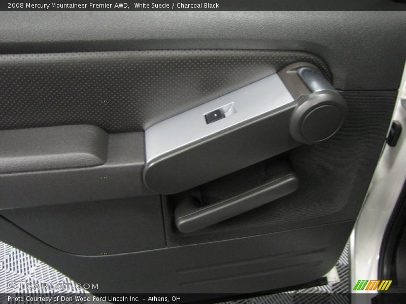White Suede / Charcoal Black 2008 Mercury Mountaineer Premier AWD