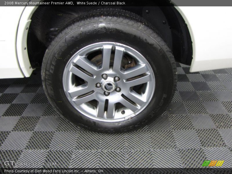 White Suede / Charcoal Black 2008 Mercury Mountaineer Premier AWD