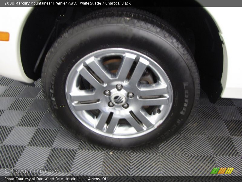 White Suede / Charcoal Black 2008 Mercury Mountaineer Premier AWD
