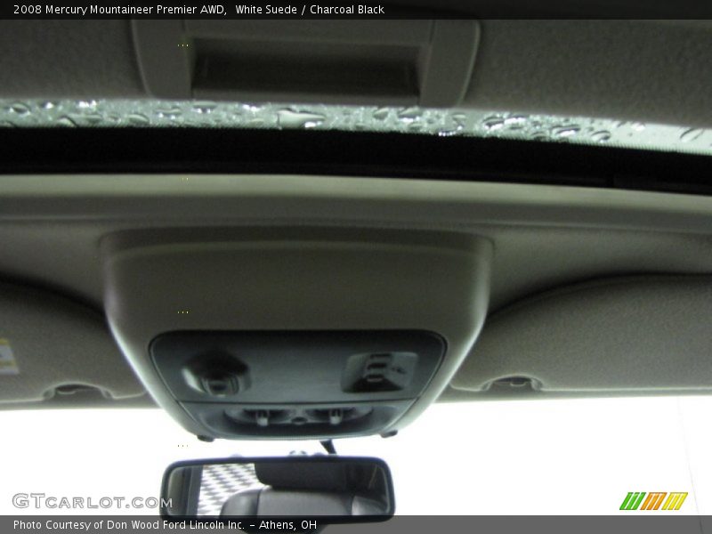 White Suede / Charcoal Black 2008 Mercury Mountaineer Premier AWD