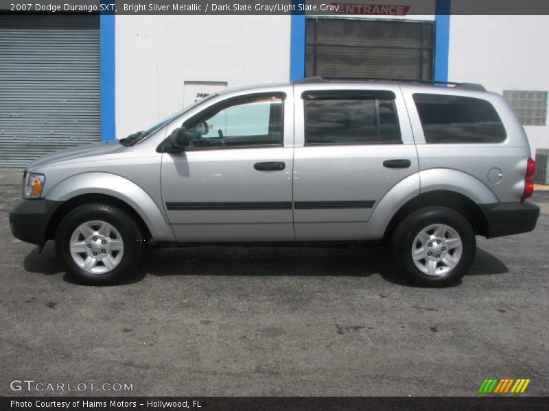 Bright Silver Metallic / Dark Slate Gray/Light Slate Gray 2007 Dodge Durango SXT
