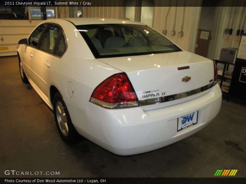 Summit White / Gray 2011 Chevrolet Impala LT