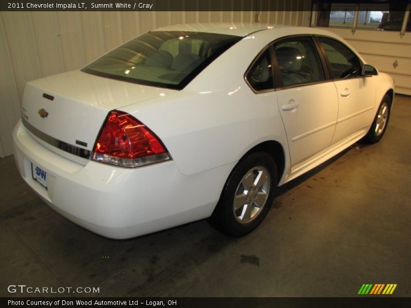 Summit White / Gray 2011 Chevrolet Impala LT