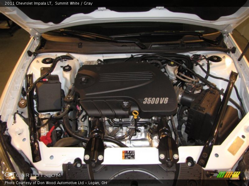 Summit White / Gray 2011 Chevrolet Impala LT