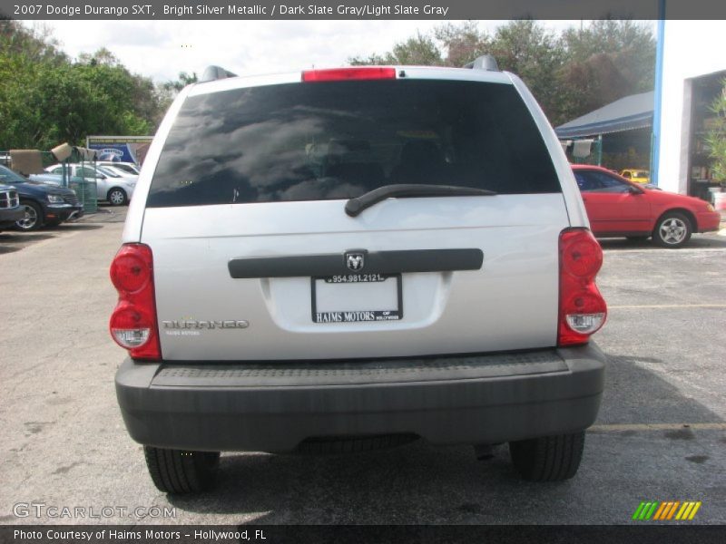 Bright Silver Metallic / Dark Slate Gray/Light Slate Gray 2007 Dodge Durango SXT