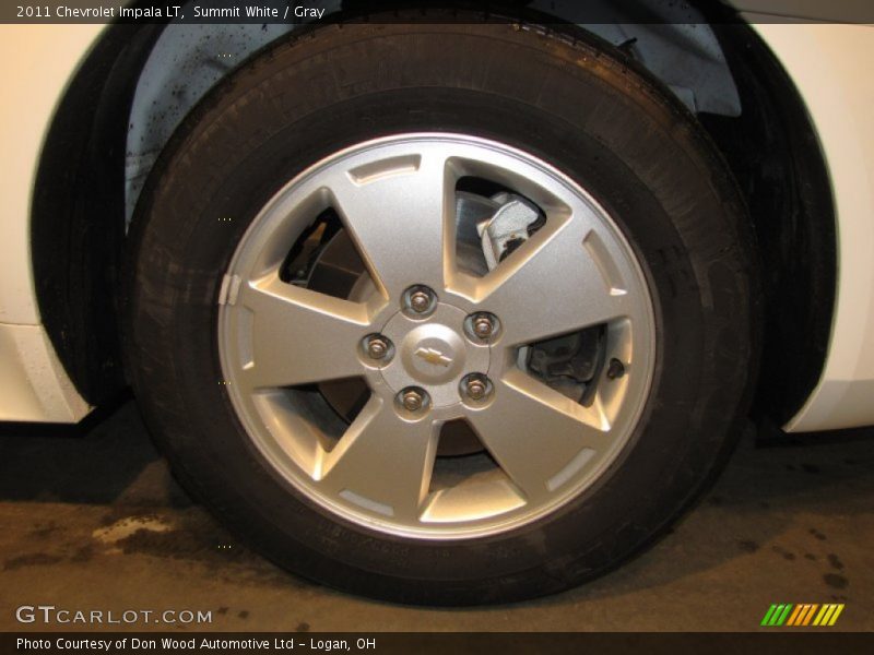 Summit White / Gray 2011 Chevrolet Impala LT