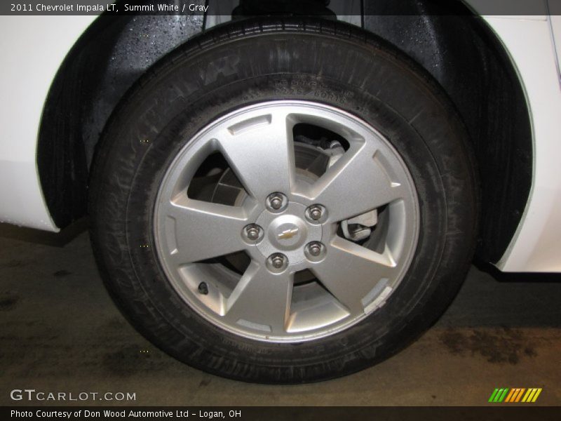 Summit White / Gray 2011 Chevrolet Impala LT
