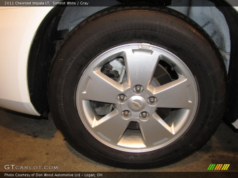 Summit White / Gray 2011 Chevrolet Impala LT