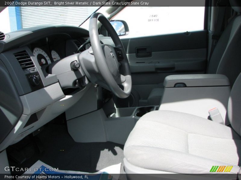 Bright Silver Metallic / Dark Slate Gray/Light Slate Gray 2007 Dodge Durango SXT