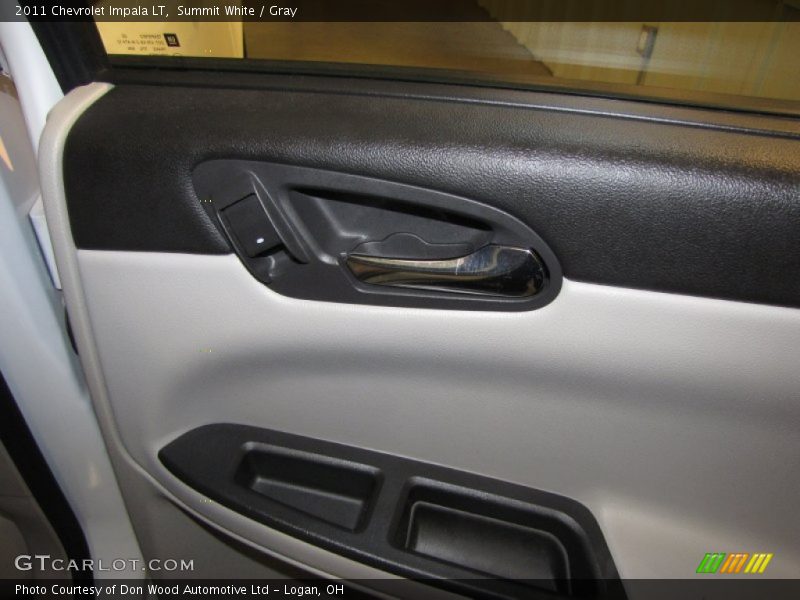 Summit White / Gray 2011 Chevrolet Impala LT