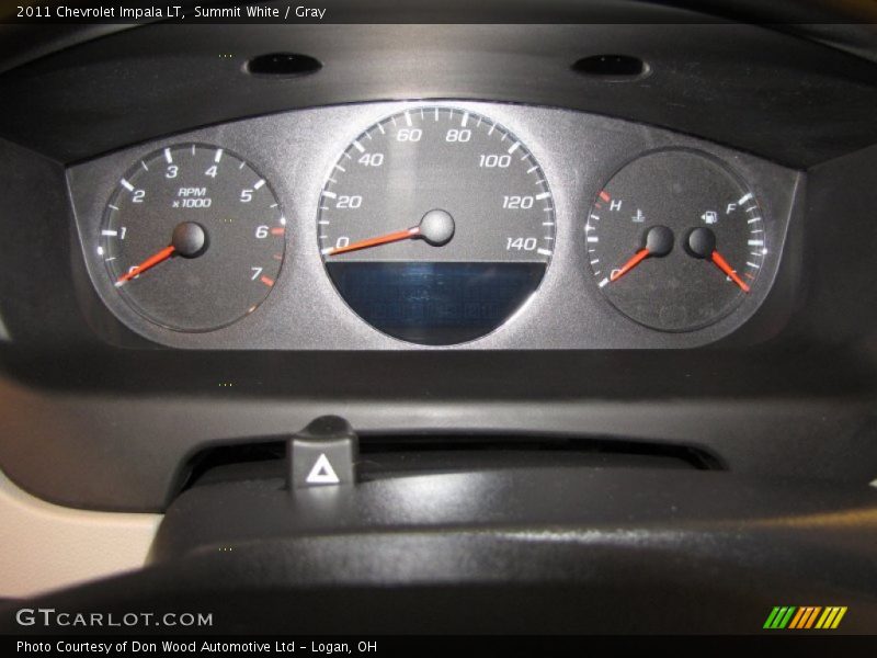 Summit White / Gray 2011 Chevrolet Impala LT