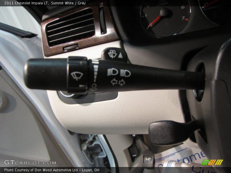 Summit White / Gray 2011 Chevrolet Impala LT