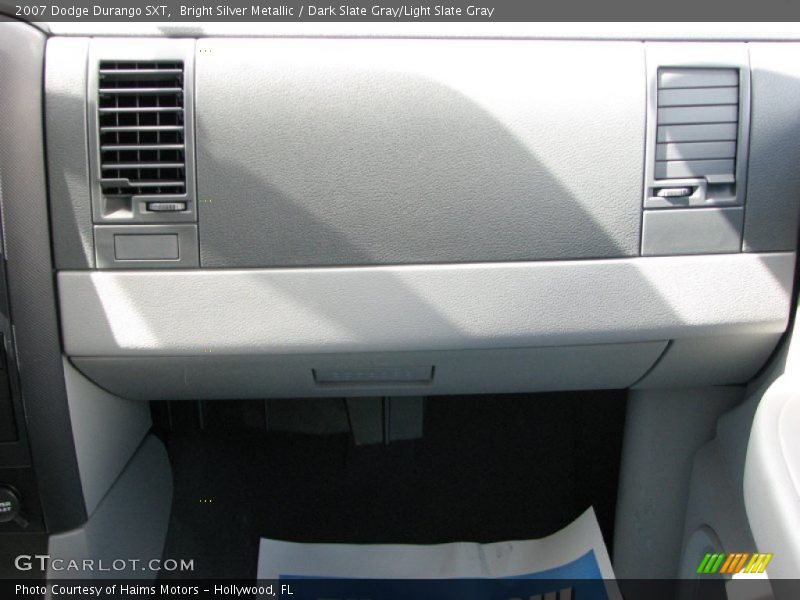 Bright Silver Metallic / Dark Slate Gray/Light Slate Gray 2007 Dodge Durango SXT