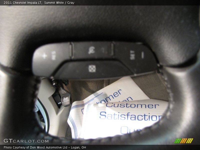 Summit White / Gray 2011 Chevrolet Impala LT
