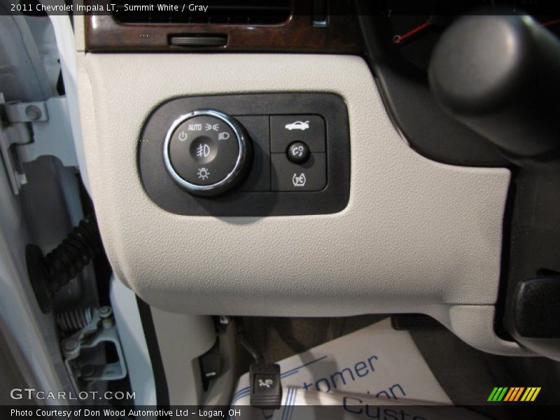 Summit White / Gray 2011 Chevrolet Impala LT