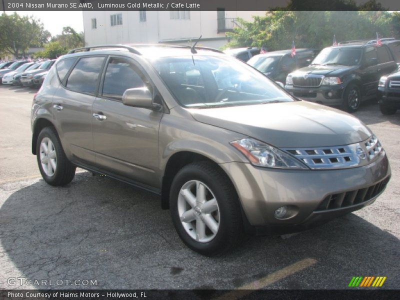 Luminous Gold Metallic / Cafe Latte 2004 Nissan Murano SE AWD
