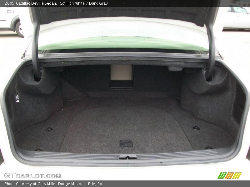 Cotillion White / Dark Gray 2005 Cadillac DeVille Sedan