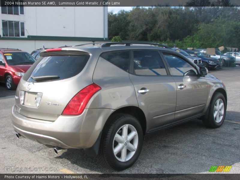 Luminous Gold Metallic / Cafe Latte 2004 Nissan Murano SE AWD