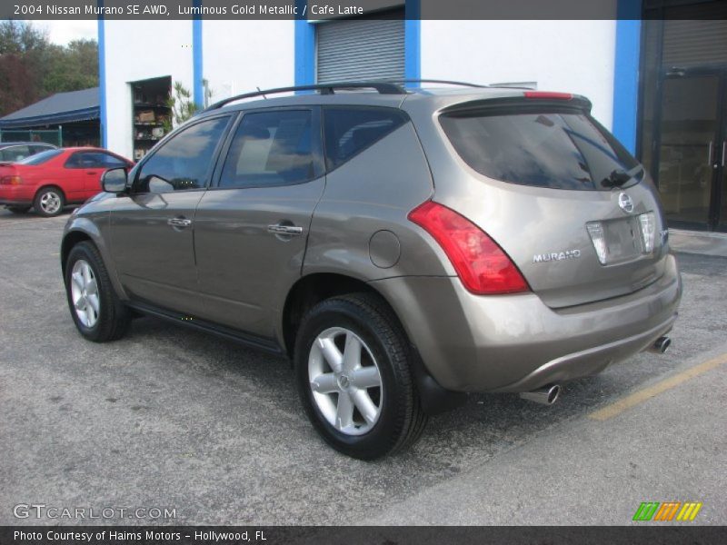 Luminous Gold Metallic / Cafe Latte 2004 Nissan Murano SE AWD