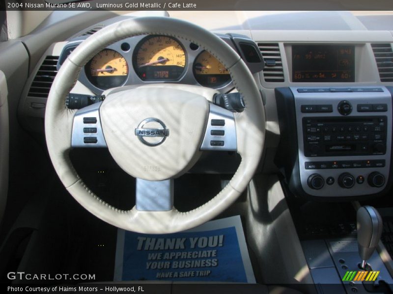 Luminous Gold Metallic / Cafe Latte 2004 Nissan Murano SE AWD