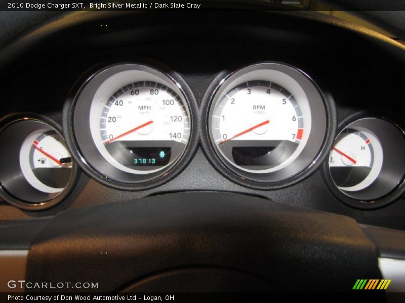 Bright Silver Metallic / Dark Slate Gray 2010 Dodge Charger SXT