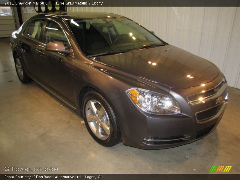 Taupe Gray Metallic / Ebony 2011 Chevrolet Malibu LT