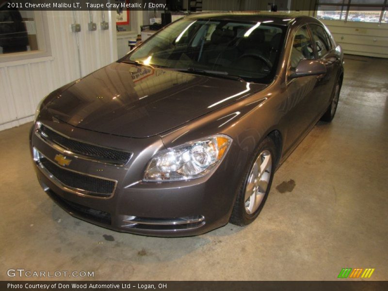 Taupe Gray Metallic / Ebony 2011 Chevrolet Malibu LT