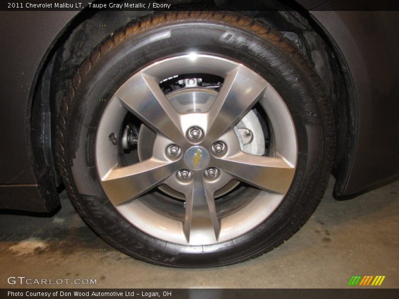 Taupe Gray Metallic / Ebony 2011 Chevrolet Malibu LT