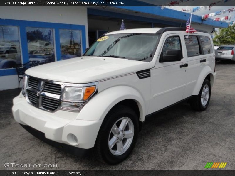 Stone White / Dark Slate Gray/Light Slate Gray 2008 Dodge Nitro SLT
