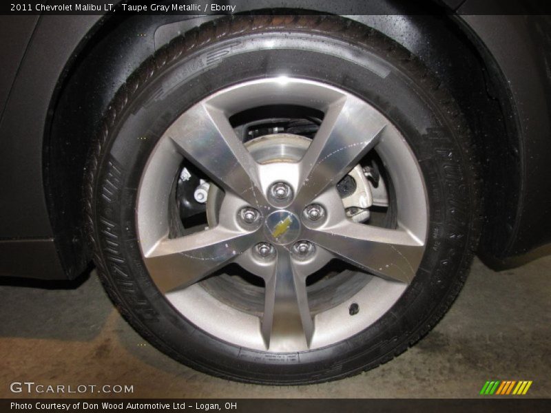 Taupe Gray Metallic / Ebony 2011 Chevrolet Malibu LT