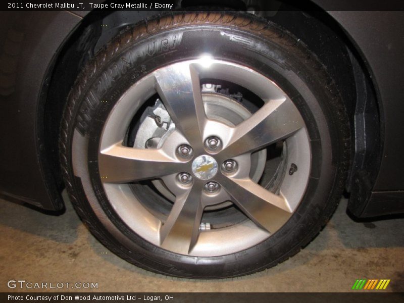 Taupe Gray Metallic / Ebony 2011 Chevrolet Malibu LT