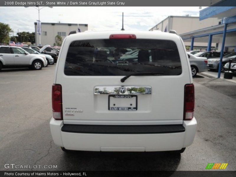 Stone White / Dark Slate Gray/Light Slate Gray 2008 Dodge Nitro SLT