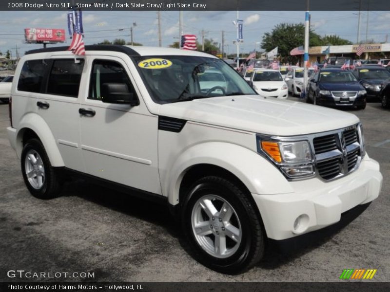 Stone White / Dark Slate Gray/Light Slate Gray 2008 Dodge Nitro SLT