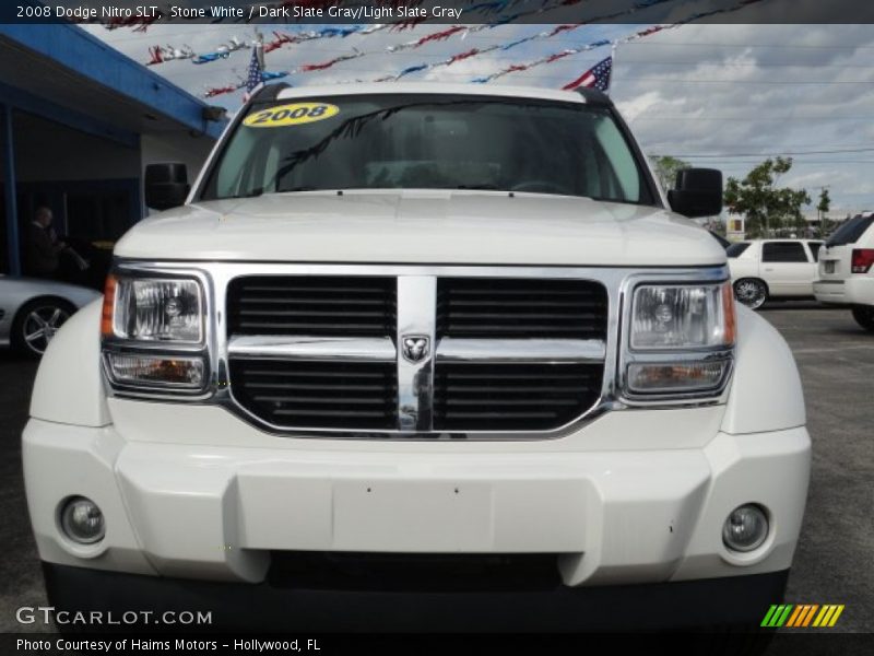 Stone White / Dark Slate Gray/Light Slate Gray 2008 Dodge Nitro SLT