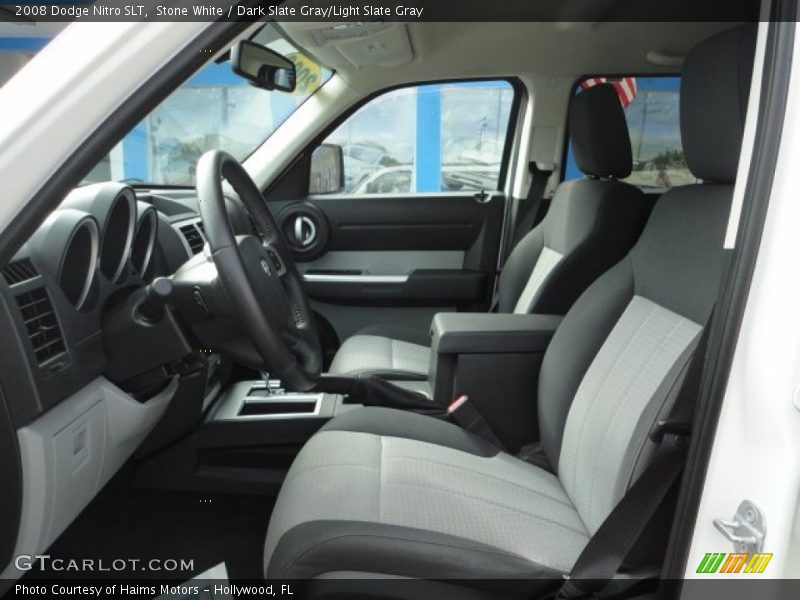Stone White / Dark Slate Gray/Light Slate Gray 2008 Dodge Nitro SLT