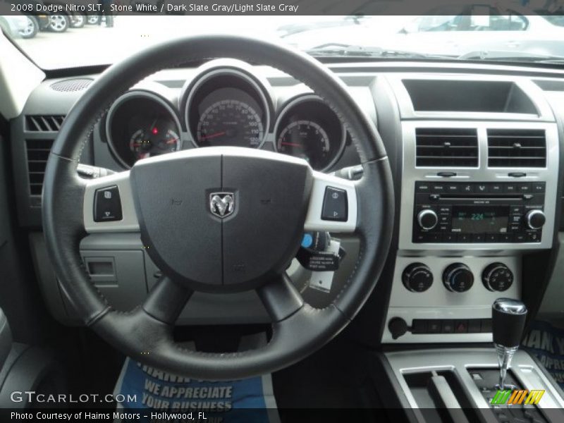 Stone White / Dark Slate Gray/Light Slate Gray 2008 Dodge Nitro SLT