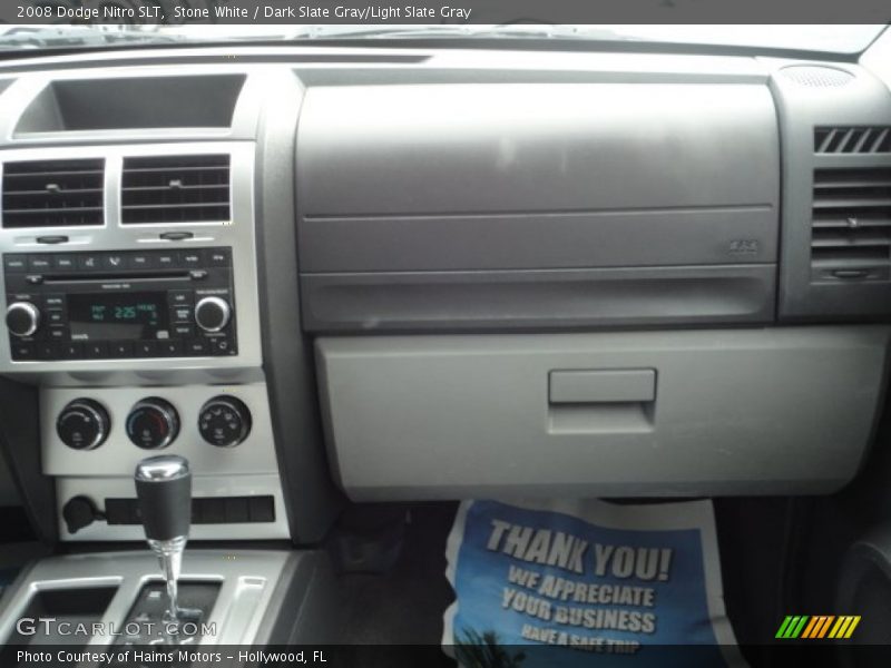 Stone White / Dark Slate Gray/Light Slate Gray 2008 Dodge Nitro SLT