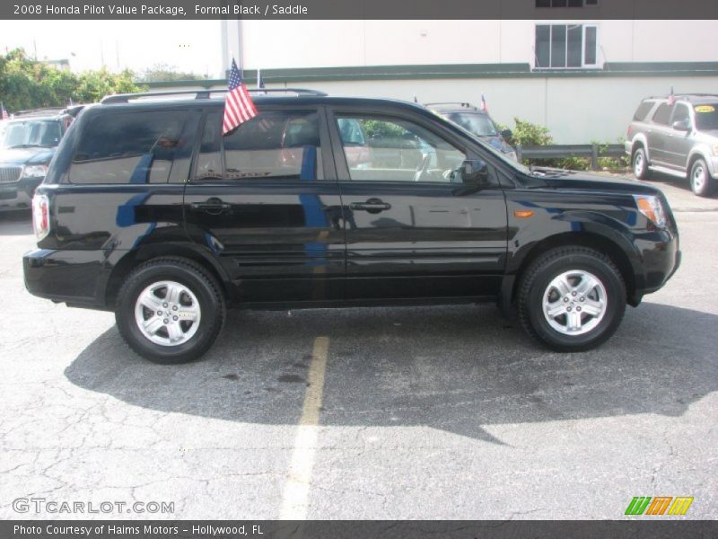 Formal Black / Saddle 2008 Honda Pilot Value Package