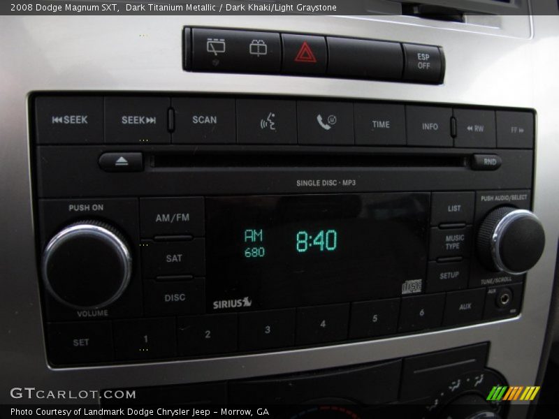 Dark Titanium Metallic / Dark Khaki/Light Graystone 2008 Dodge Magnum SXT