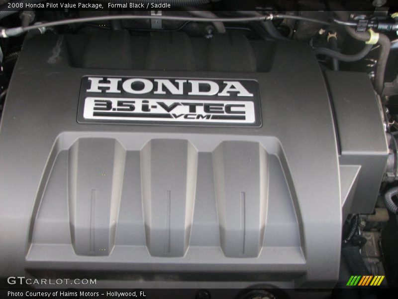 Formal Black / Saddle 2008 Honda Pilot Value Package