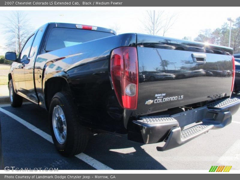 Black / Medium Pewter 2007 Chevrolet Colorado LS Extended Cab
