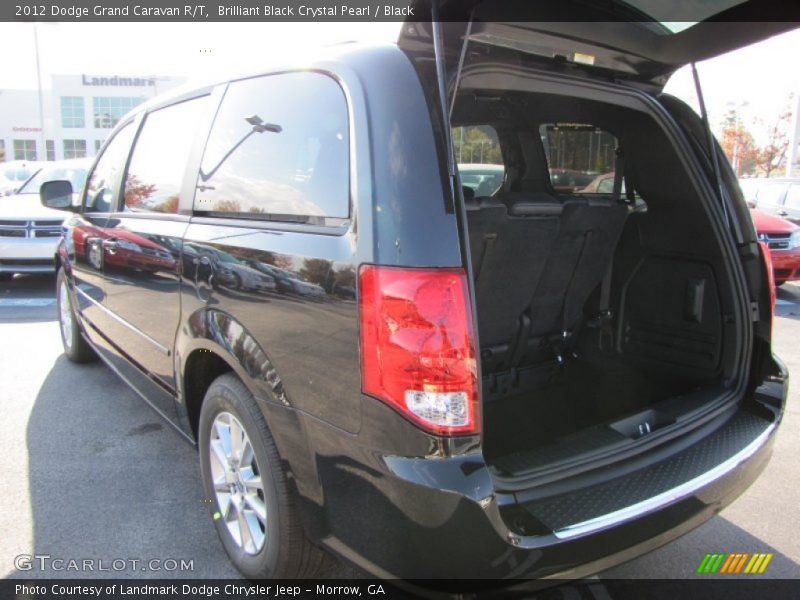 Brilliant Black Crystal Pearl / Black 2012 Dodge Grand Caravan R/T