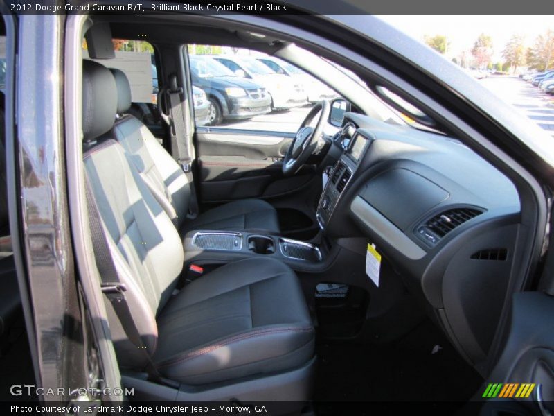 Brilliant Black Crystal Pearl / Black 2012 Dodge Grand Caravan R/T