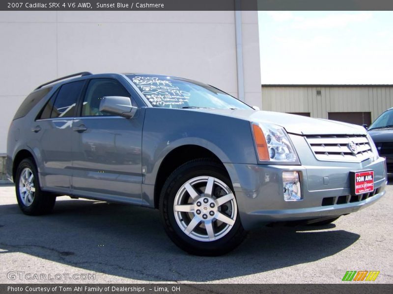 Sunset Blue / Cashmere 2007 Cadillac SRX 4 V6 AWD