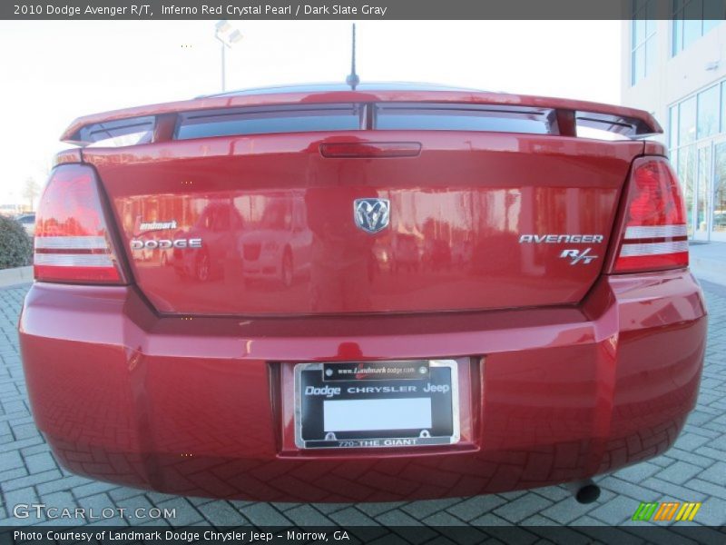 Inferno Red Crystal Pearl / Dark Slate Gray 2010 Dodge Avenger R/T