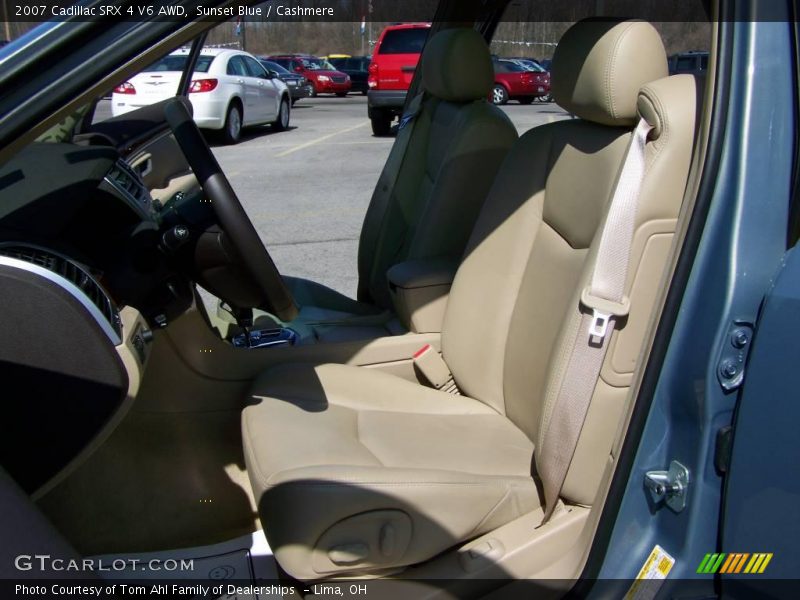 Sunset Blue / Cashmere 2007 Cadillac SRX 4 V6 AWD